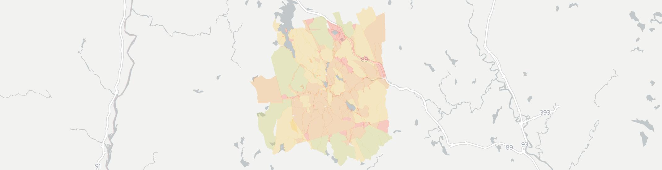 Bradford Internet Competition Map. Click for interactive map.
