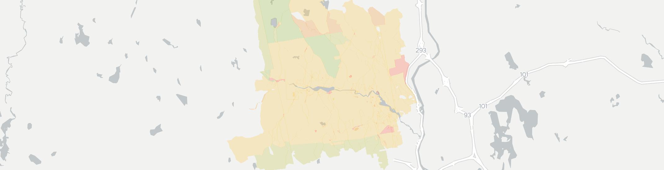 Goffstown Internet Competition Map. Click for interactive map.