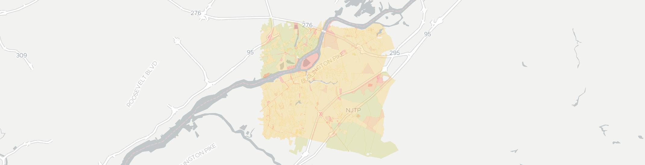 Burlington Internet Competition Map. Click for interactive map.
