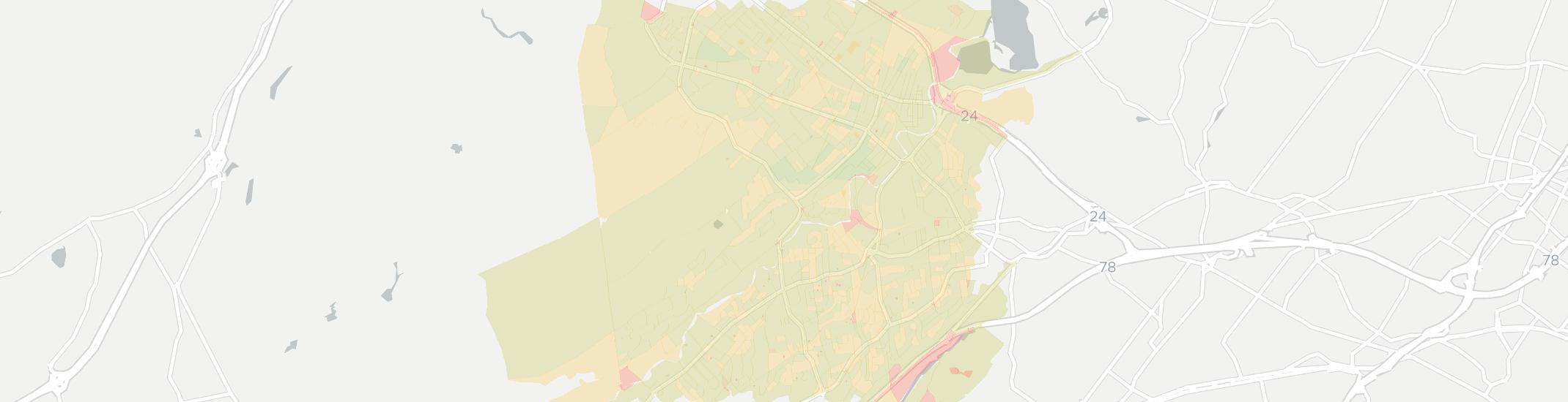 Chatham Internet Competition Map. Click for interactive map.