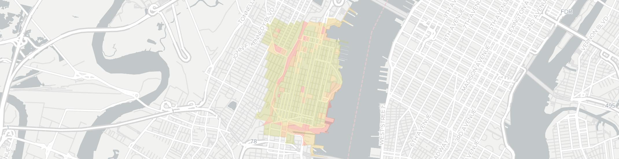Hoboken Internet Competition Map. Click for interactive map.