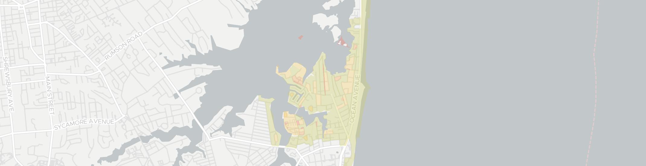 Monmouth Beach Internet Competition Map. Click for interactive map.