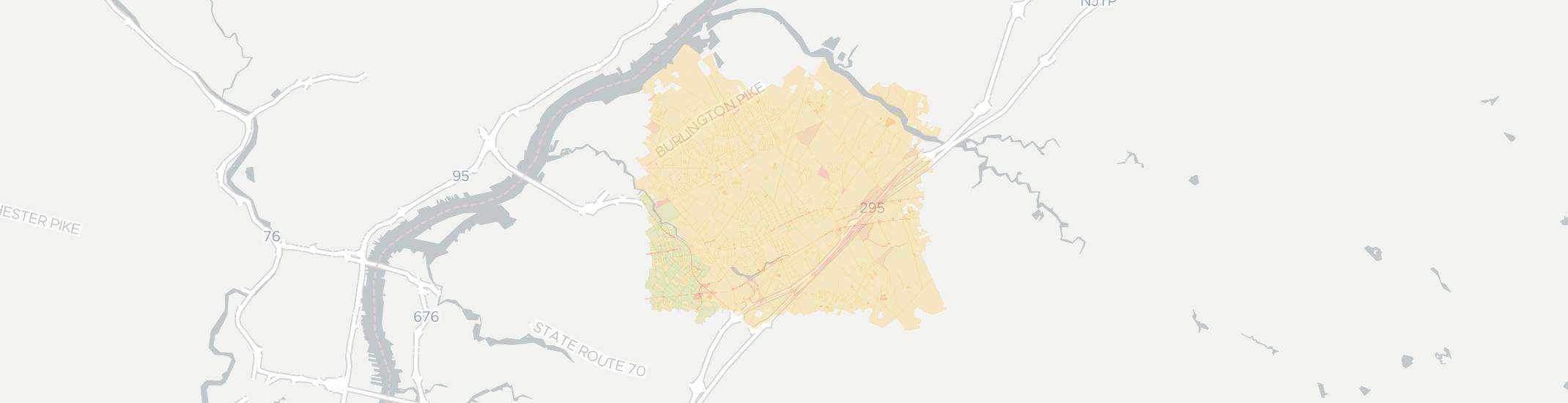 Moorestown Internet Competition Map. Click for interactive map.