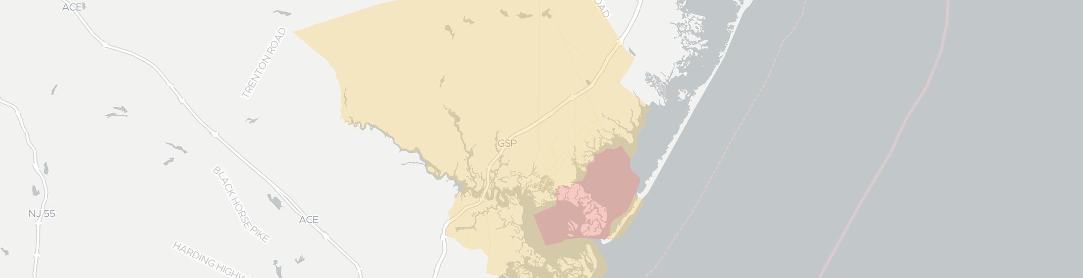 Tuckerton Internet Competition Map. Click for interactive map.