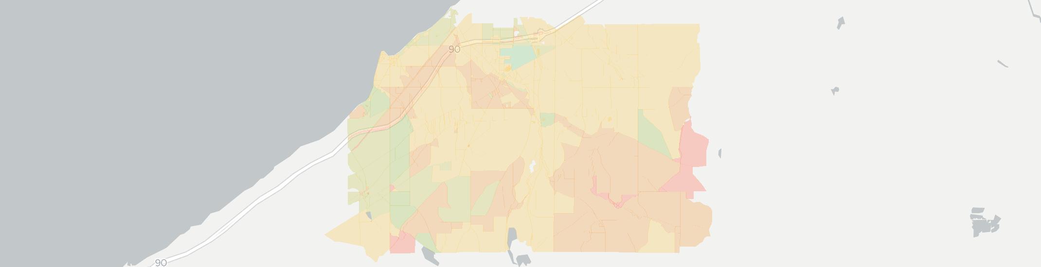 Fredonia Internet Competition Map. Click for interactive map