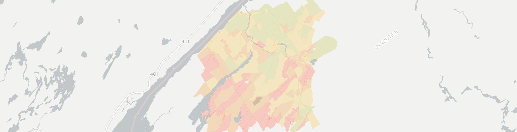 Heuvelton Internet Competition Map. Click for interactive map.