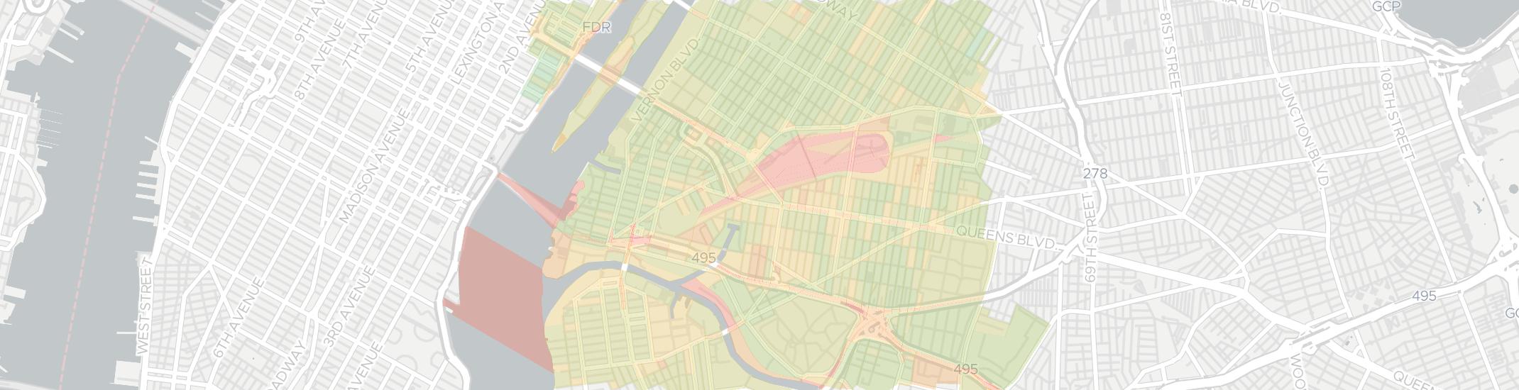 Long Island City Internet Competition Map. Click for interactive map.