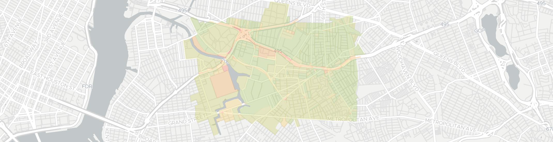 Maspeth Internet Competition Map. Click for interactive map.