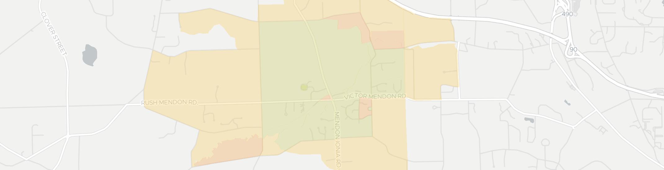 Mendon Internet Competition Map. Click for interactive map.