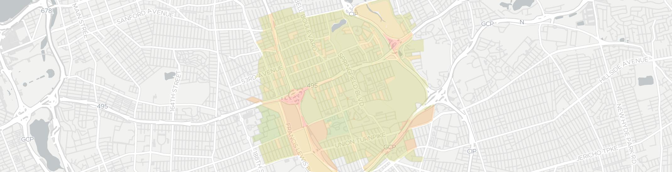 Oakland Gardens Internet Competition Map. Click for interactive map.
