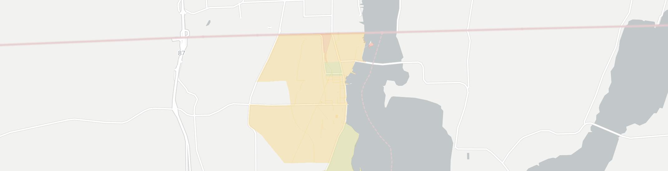 Rouses Point Internet Competition Map. Click for interactive map.