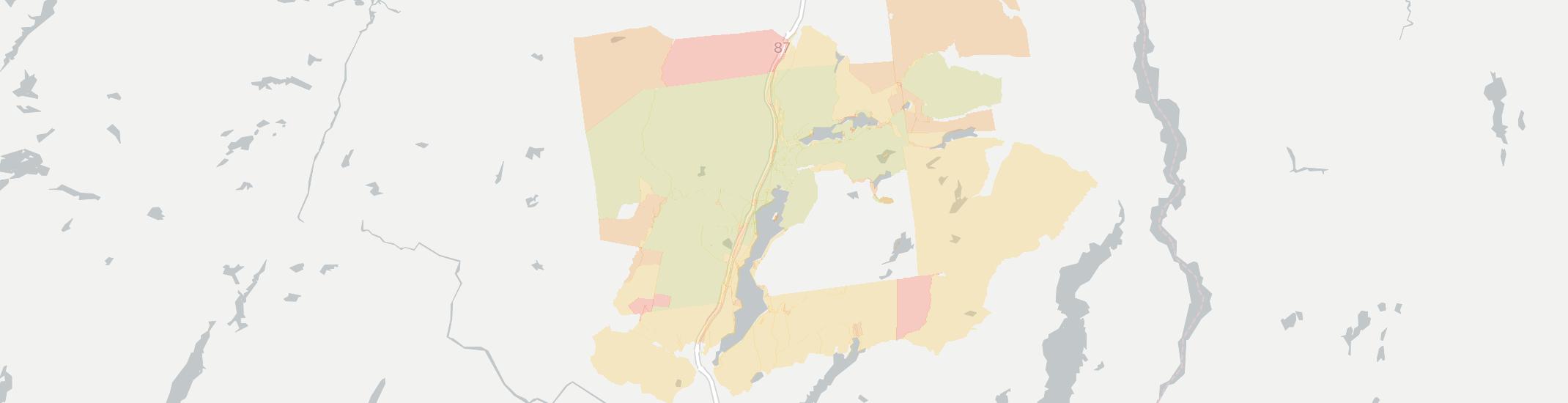 Schroon Lake Internet Competition Map. Click for interactive map.