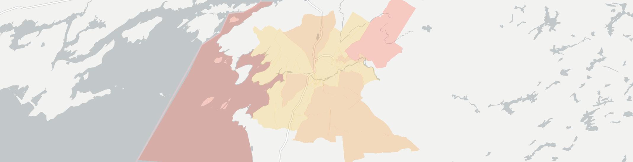 Watertown Internet Competition Map. Click for interactive map