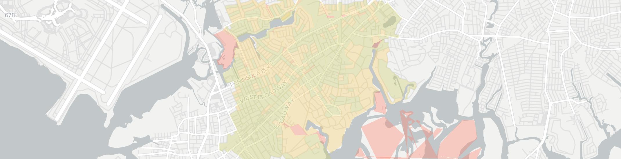 Woodmere Internet Competition Map. Click for interactive map.