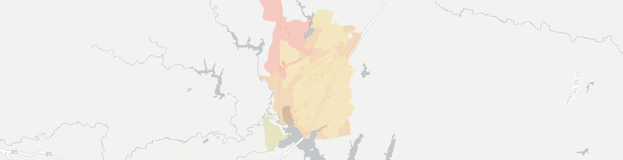 Butner Internet Competition Map. Click for interactive map.