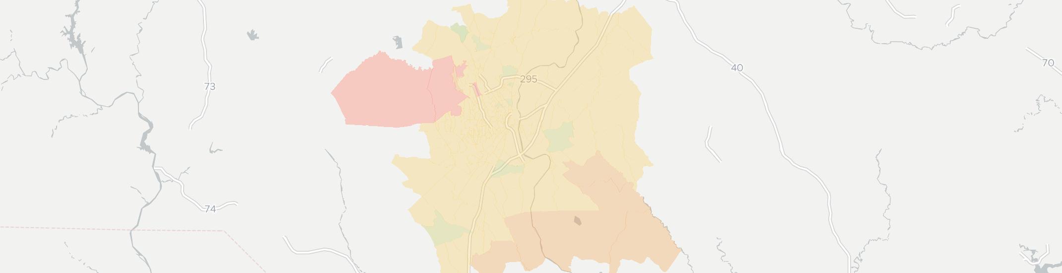 Fayetteville Internet Competition Map. Click for interactive map