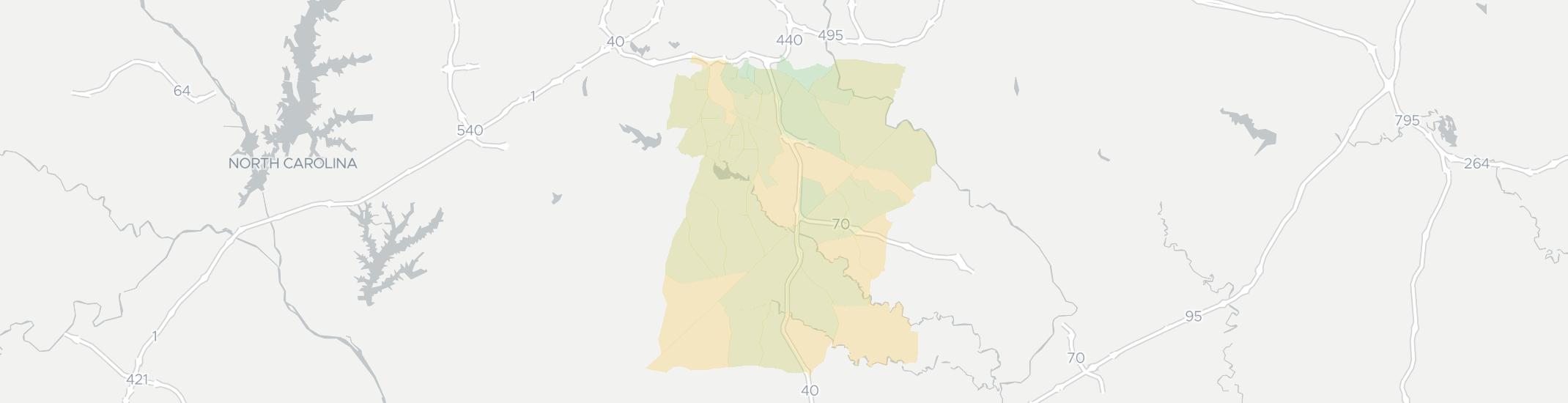 Garner Internet Competition Map. Click for interactive map