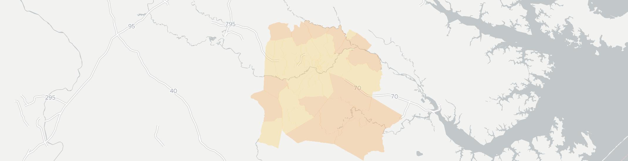 Kinston Internet Competition Map. Click for interactive map.