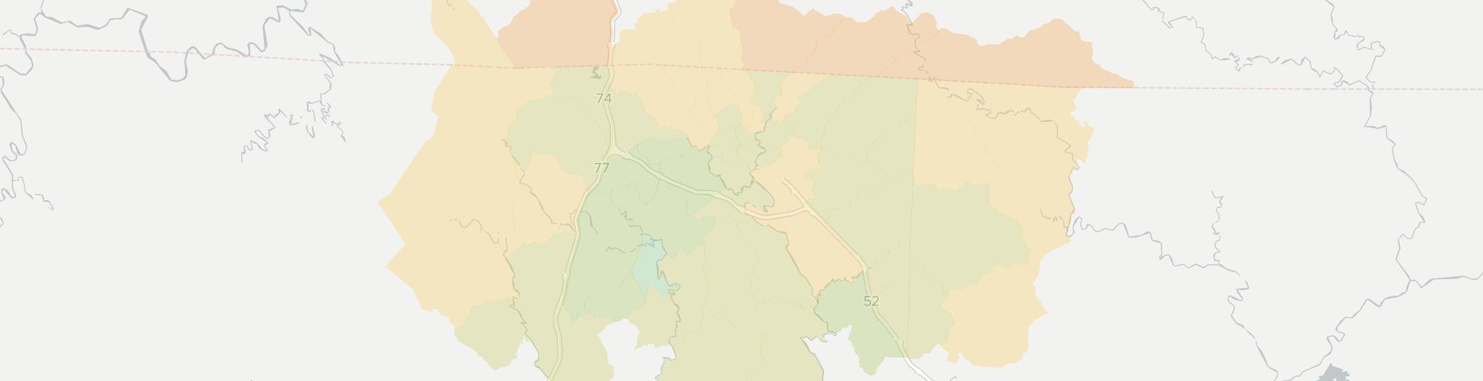 Mount Airy Internet Competition Map. Click for interactive map.