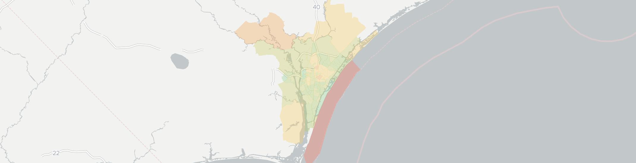 Wilmington Internet Competition Map. Click for interactive map