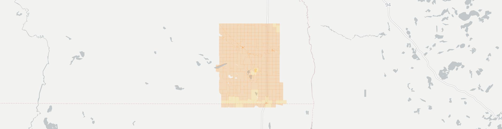 Hankinson Internet Competition Map. Click for interactive map