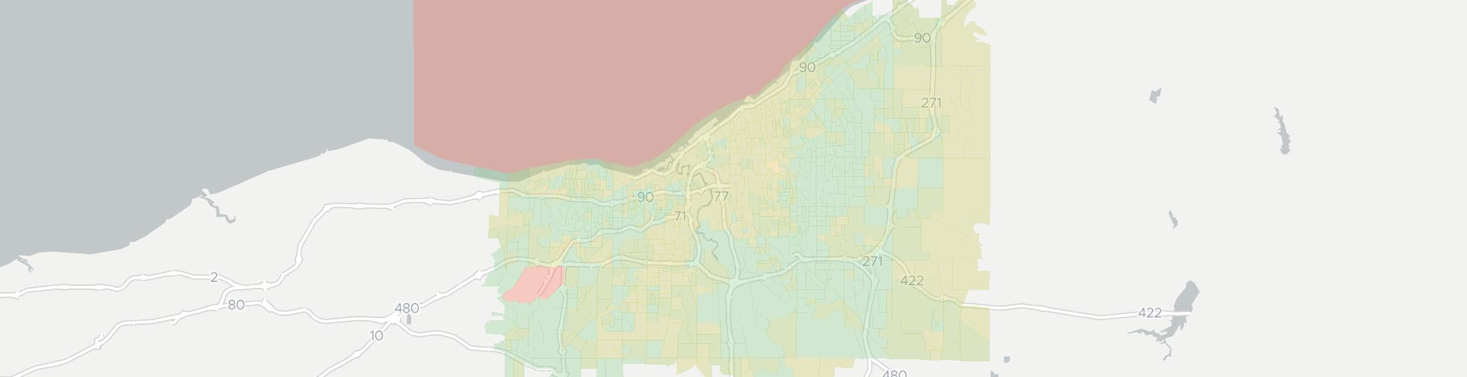 Cleveland Internet Competition Map. Click for interactive map.