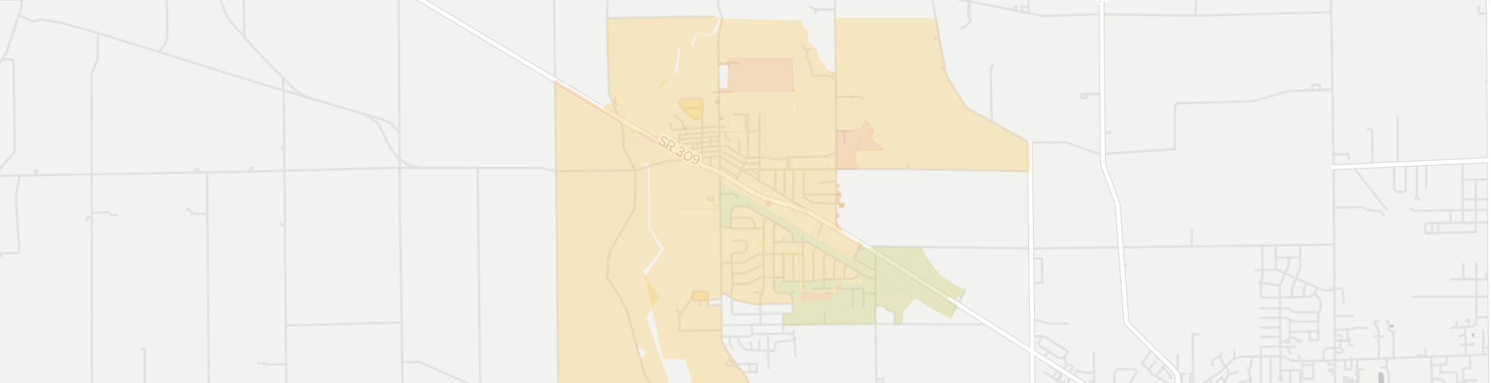 Elida Internet Competition Map. Click for interactive map.