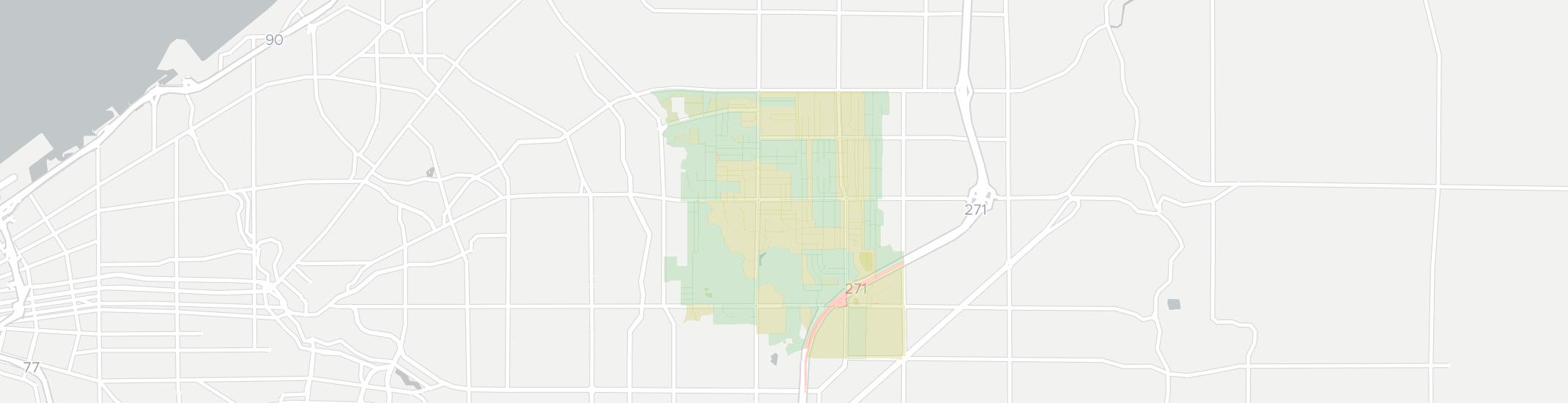 Lyndhurst Internet Competition Map. Click for interactive map