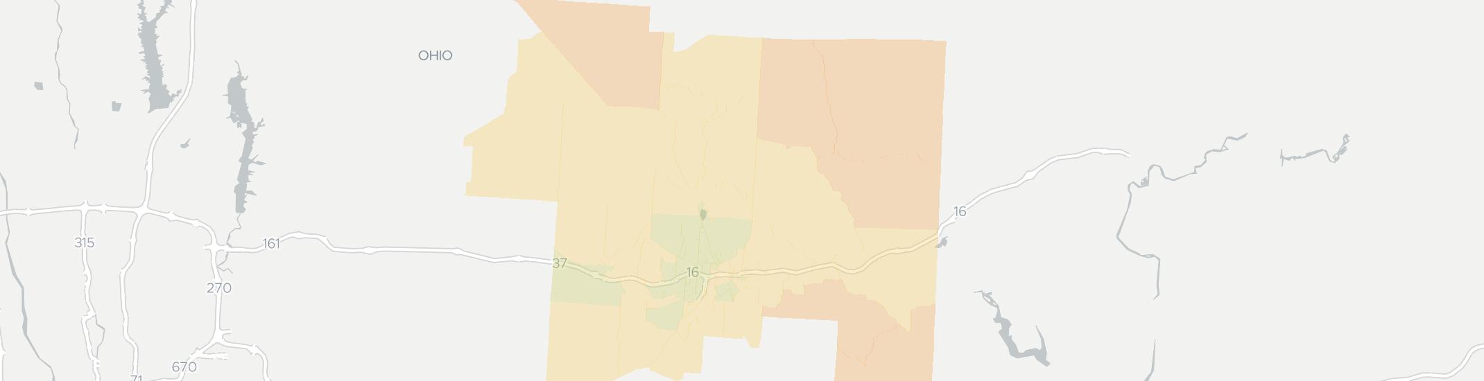 Newark Internet Competition Map. Click for interactive map.