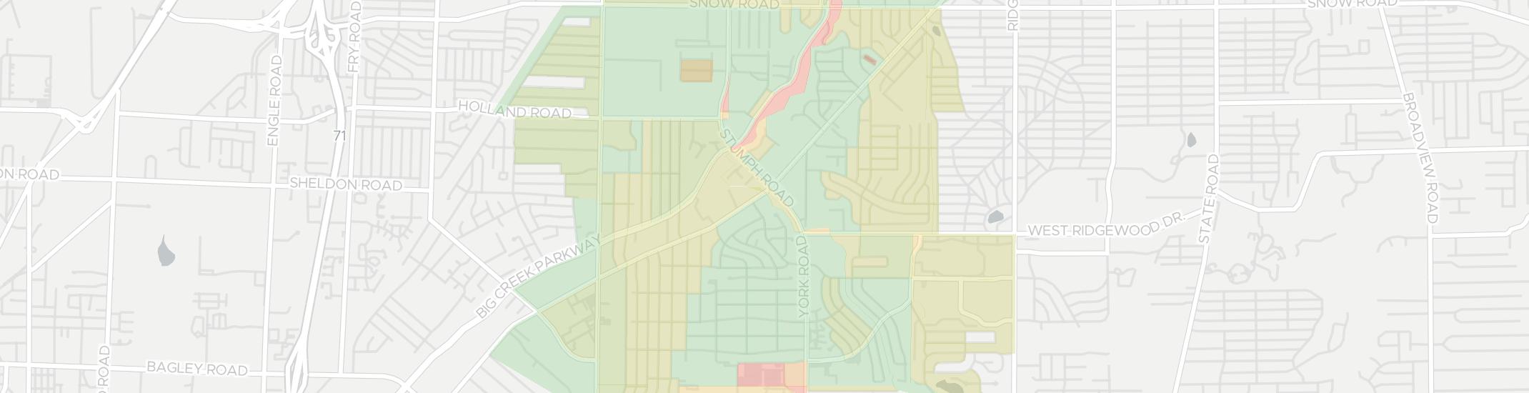 Parma Heights Internet Competition Map. Click for interactive map.