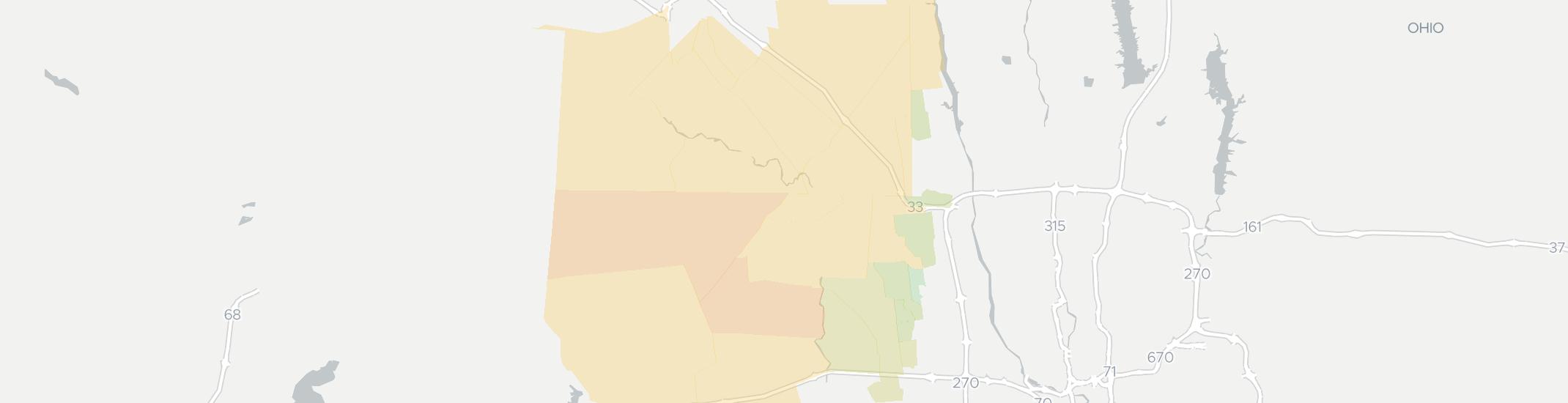 Plain City Internet Competition Map. Click for interactive map.