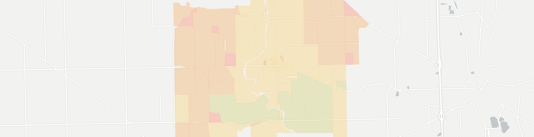 Pleasant Hill Internet Competition Map. Click for interactive map.