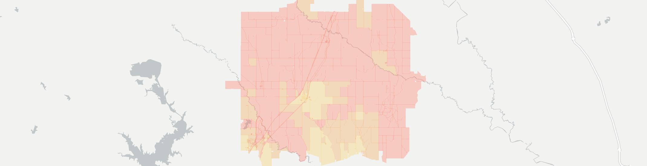 Caddo Internet Competition Map. Click for interactive map