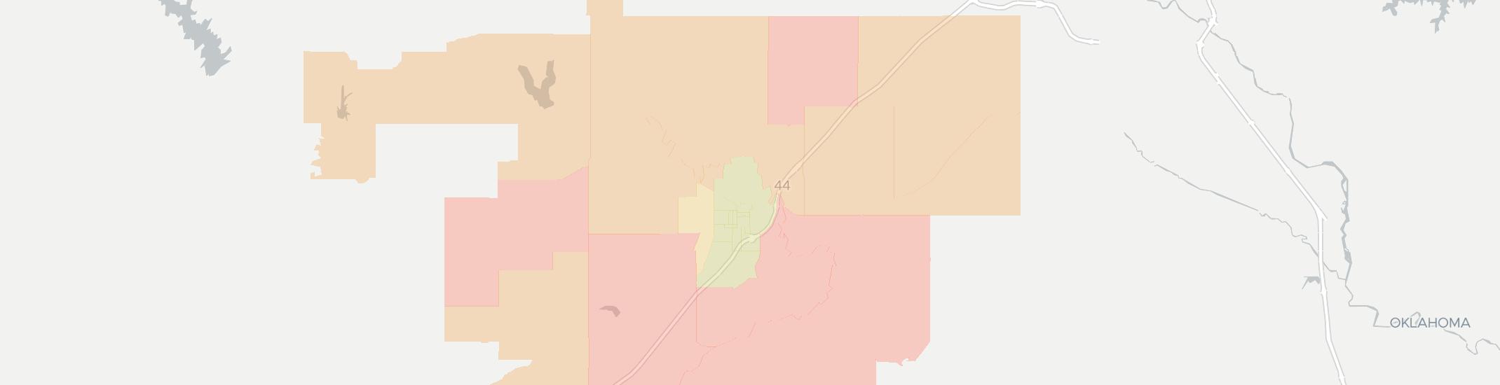 Chickasha Internet Competition Map. Click for interactive map.