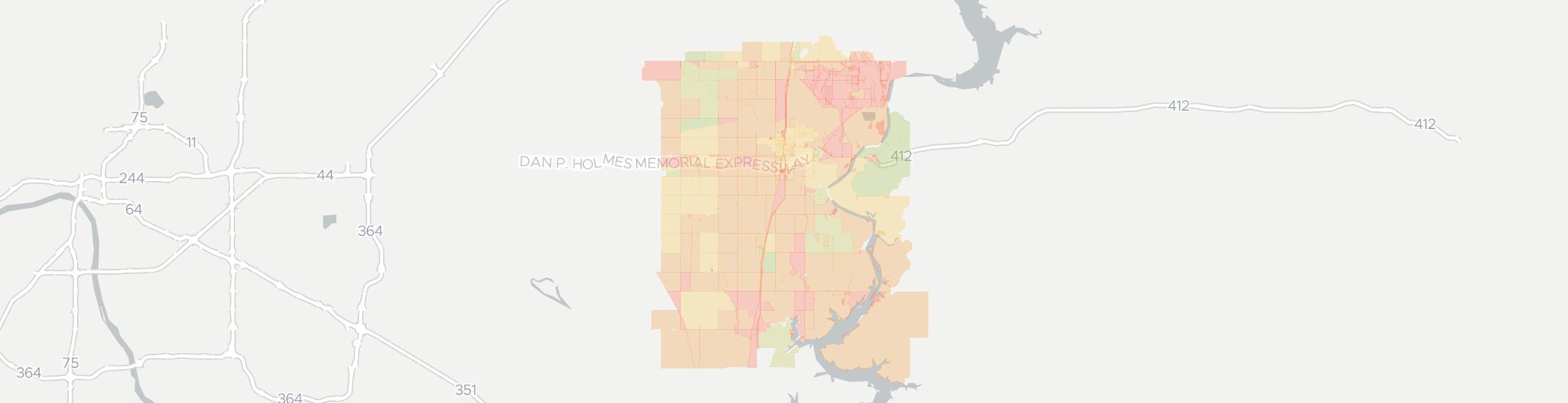 Chouteau Internet Competition Map. Click for interactive map.