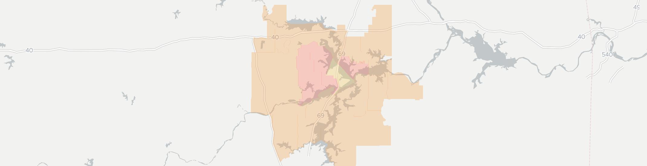 Eufaula Internet Competition Map. Click for interactive map.