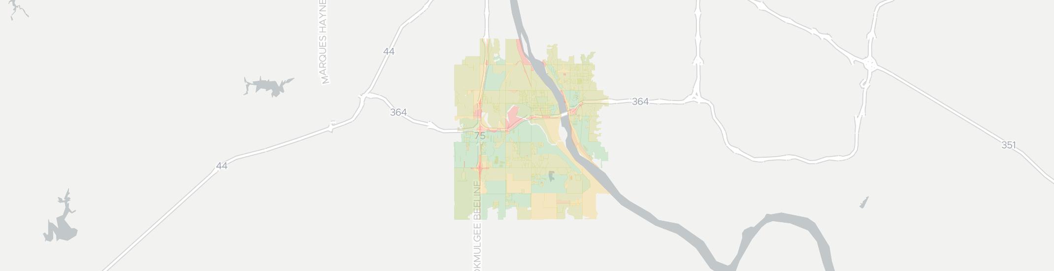 Jenks Internet Competition Map. Click for interactive map.
