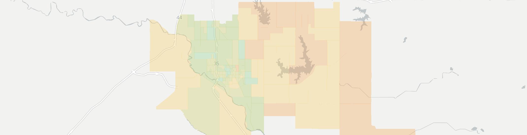 Norman Internet Competition Map. Click for interactive map