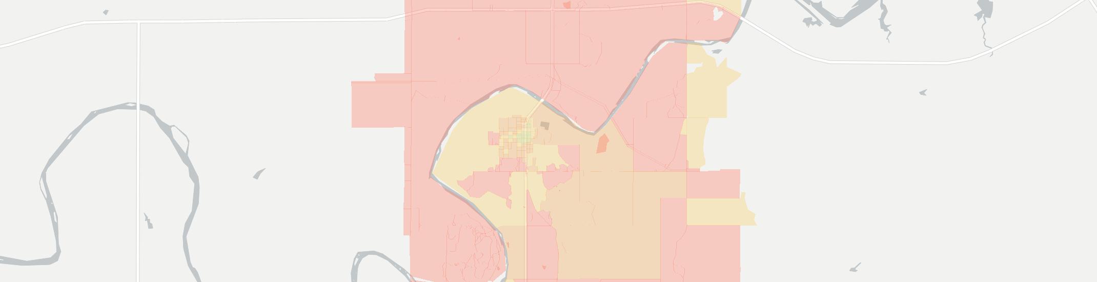 Oilton Internet Competition Map. Click for interactive map.
