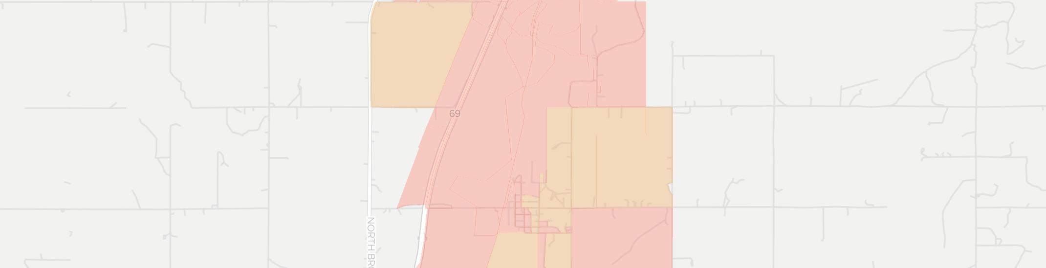 Rentiesville Internet Competition Map. Click for interactive map.