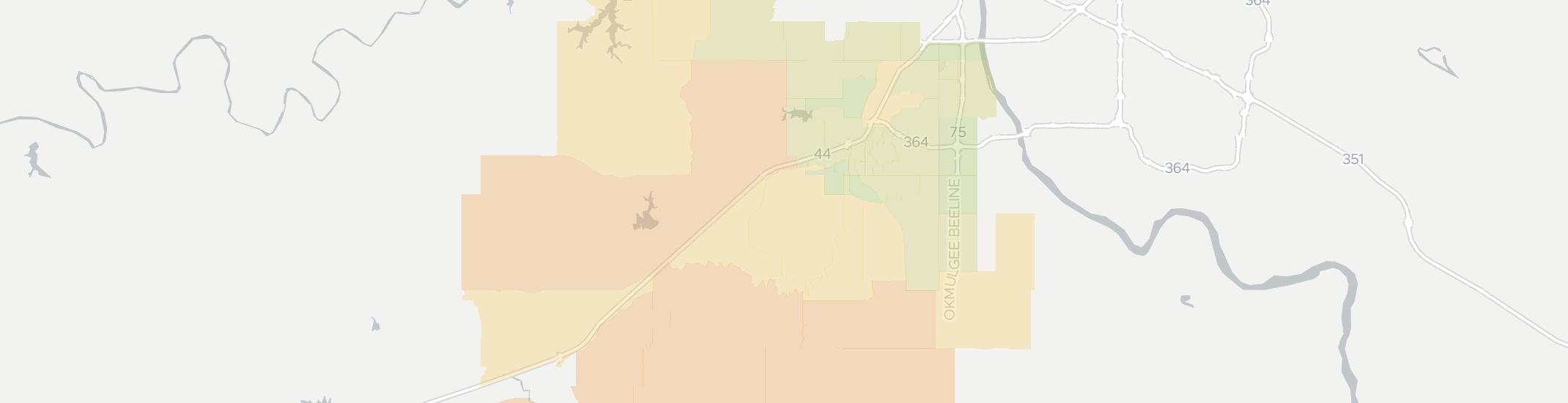 Sapulpa Internet Competition Map. Click for interactive map