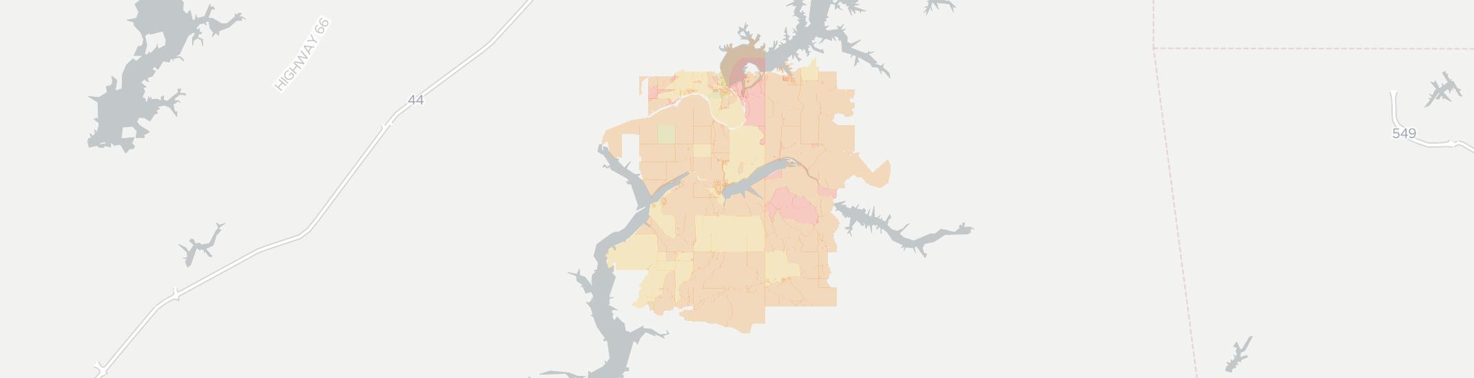 Spavinaw Internet Competition Map. Click for interactive map.