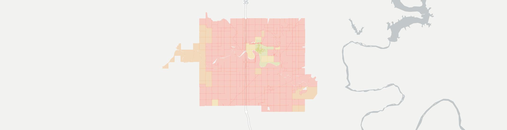 Tonkawa Internet Competition Map. Click for interactive map.