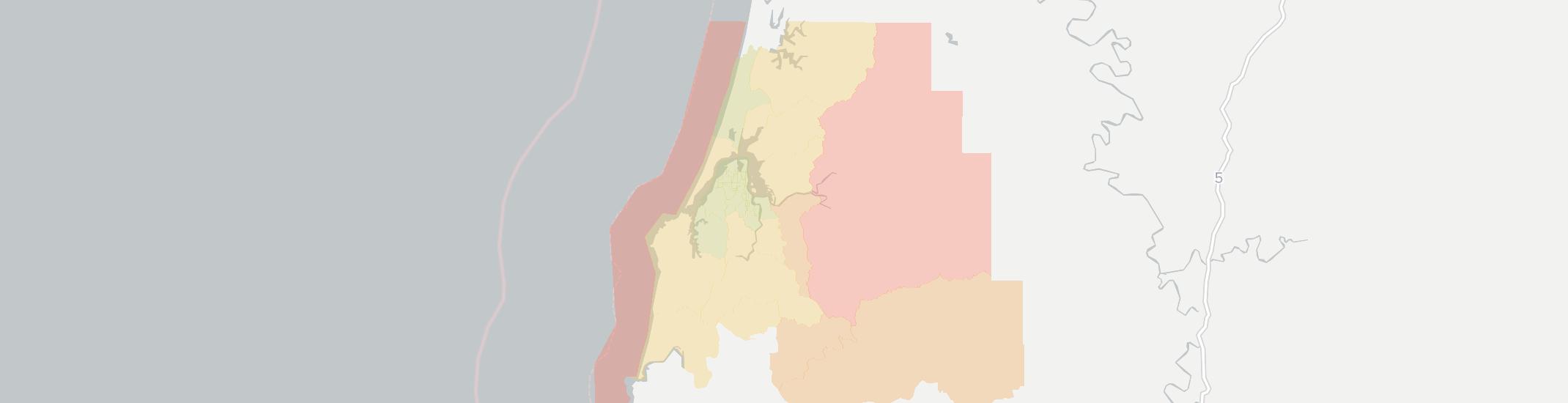Coos Bay Internet Competition Map. Click for interactive map