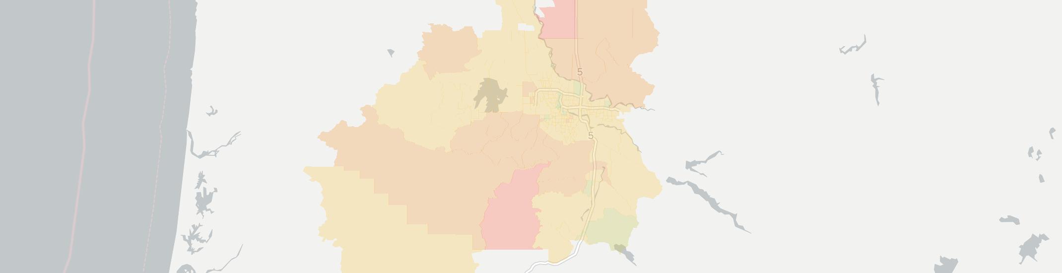 Eugene Internet Competition Map. Click for interactive map