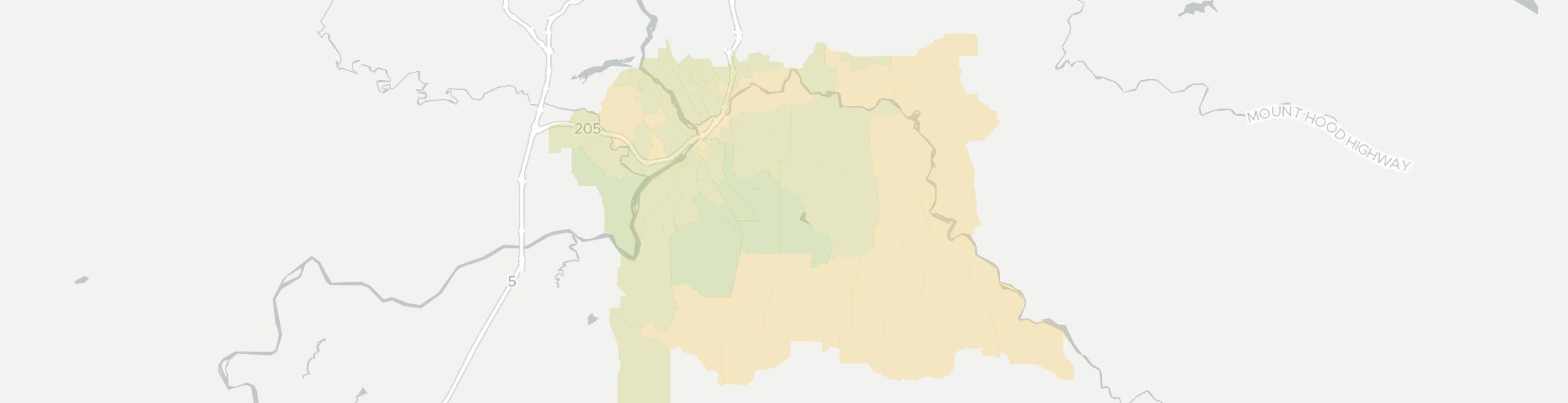Oregon City Internet Competition Map. Click for interactive map.