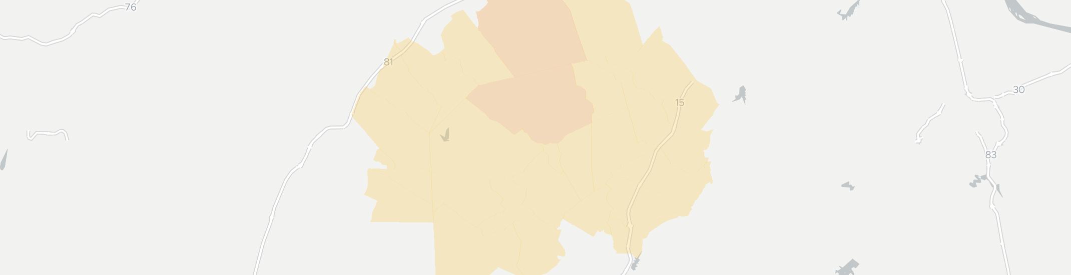 Biglerville Internet Competition Map. Click for interactive map
