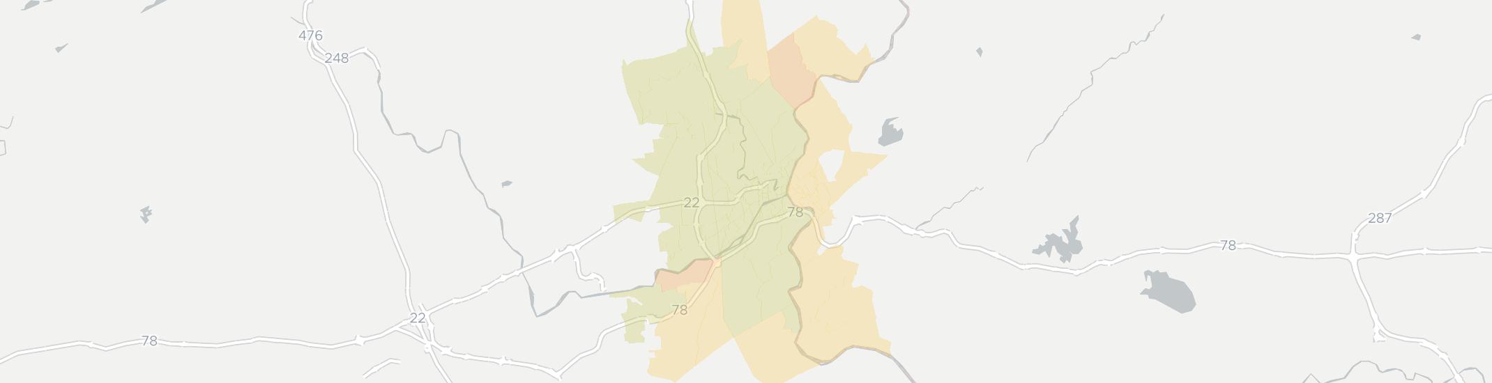Easton Internet Competition Map. Click for interactive map.