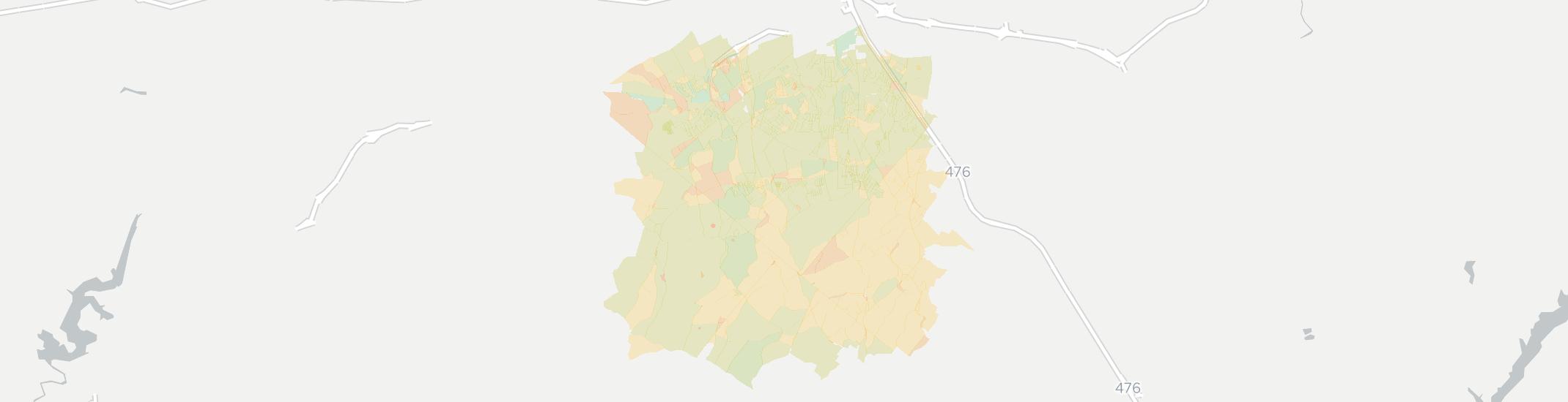 Macungie Internet Competition Map. Click for interactive map.
