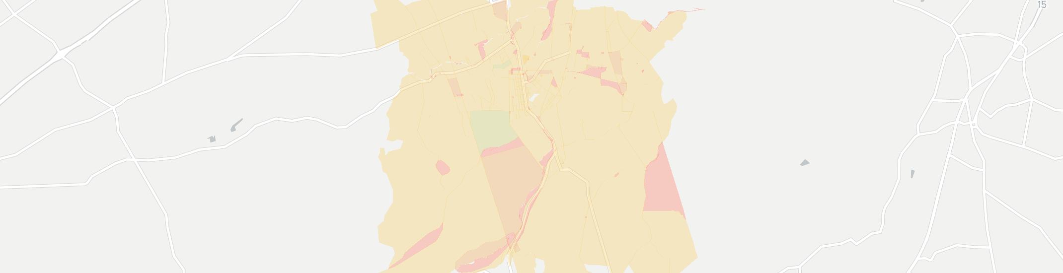 Mount Holly Springs Internet Competition Map. Click for interactive map